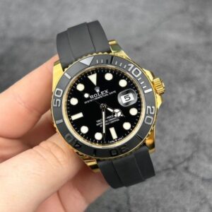 ROLEX YACH MASTER GOLD BLACK