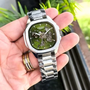 Patek Phillipe AUTO SILVER GREEN