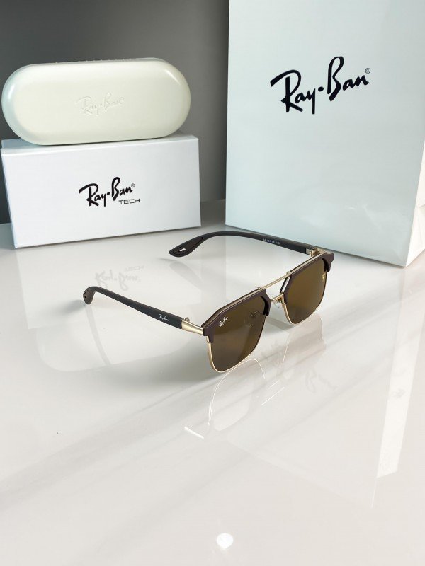 Rayban04 gold brown - Image 4