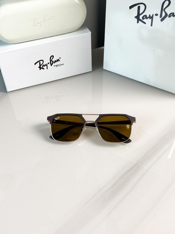 Rayban04 gold brown - Image 5