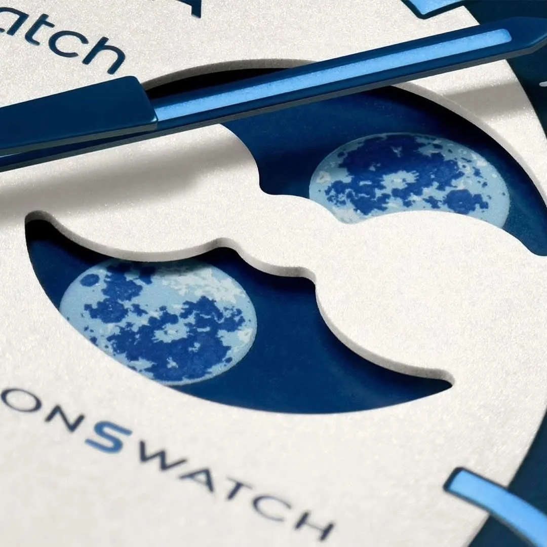 OMEGA X SWATCH MOONSWATCH MISSION TO THE SUPER BLUE MOONPHASE - Image 4