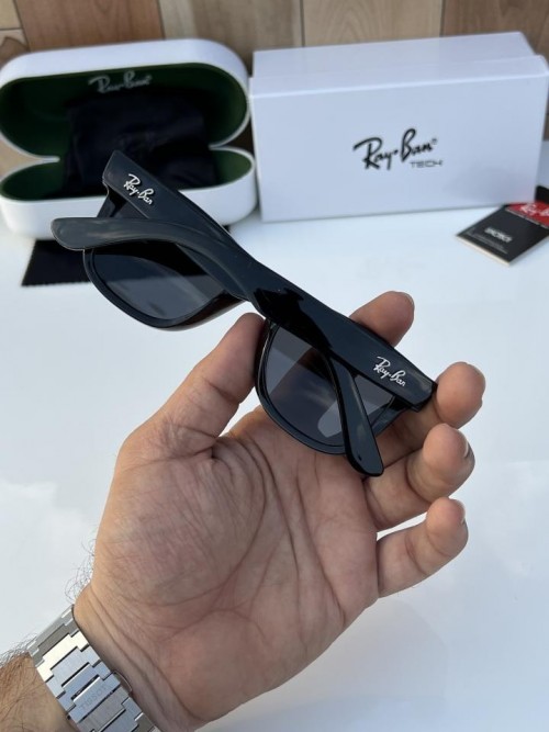 RAYBAN 0502 GLOSSY BLACK SUNGLASSES WITH ORGINAL BOX PACKING - Image 5