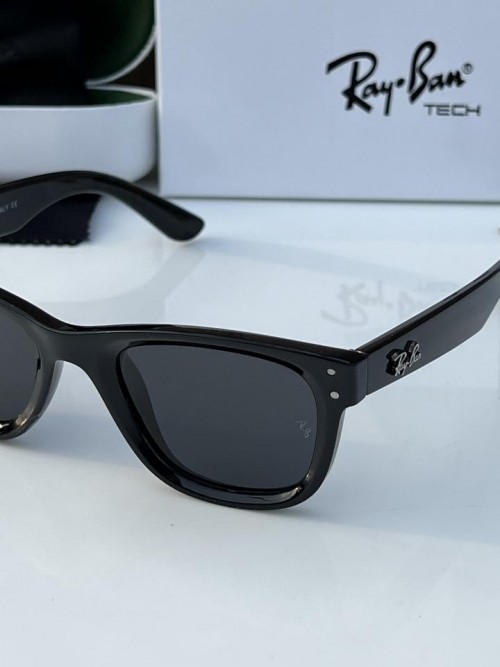 RAYBAN 0502 GLOSSY BLACK SUNGLASSES WITH ORGINAL BOX PACKING - Image 2