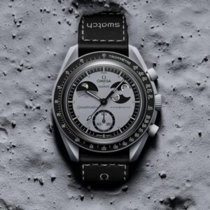 Swatch x Omega Bioceramic Moonswatch Mission to the Super Black Moonphase