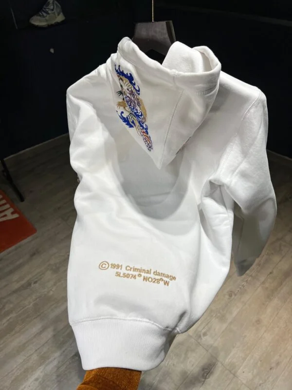 GUCCI X CRIMINAL DAMAGE SIDHU MOOSE WALA EDITION SUPER PREMIUM IMPORTED HOODIES - Image 4