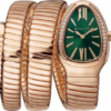 Bvlgari Serpenti Tubogas Twotone Rose Gold Green