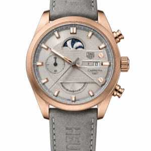 Tag Heuer CR 7 Ros Grey Leather