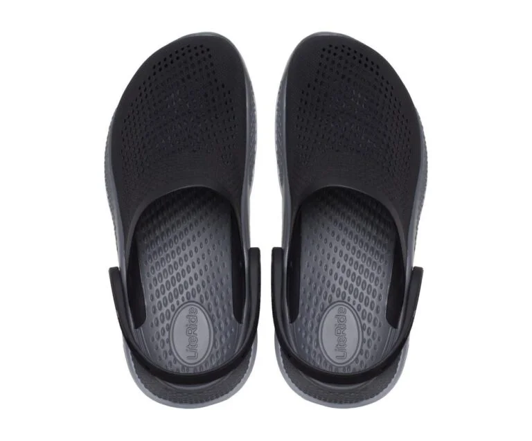 croccs™ LITERIDE™ 360 CLOG BLACK/SLATE GREY - Image 6