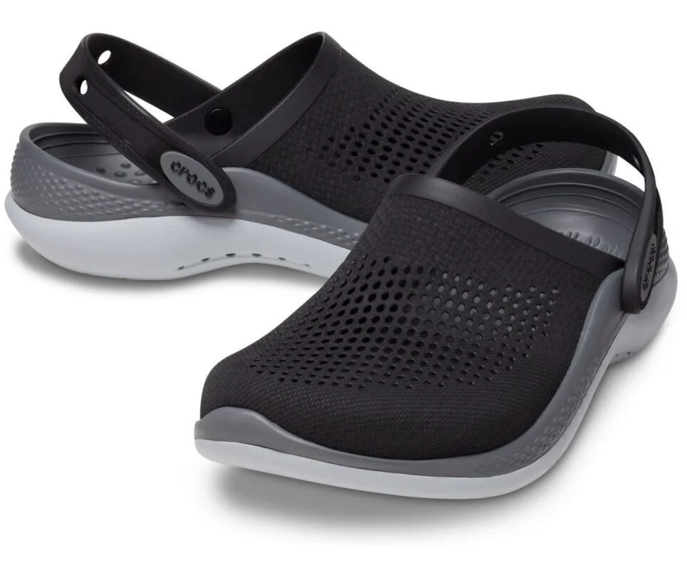 croccs™ LITERIDE™ 360 CLOG BLACK/SLATE GREY - Image 3